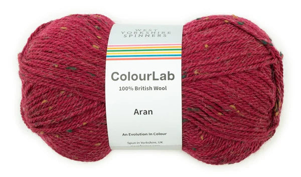 Photo of Yarn in Cherry Red from West Yorkshire Spinners-ColourLab Aran