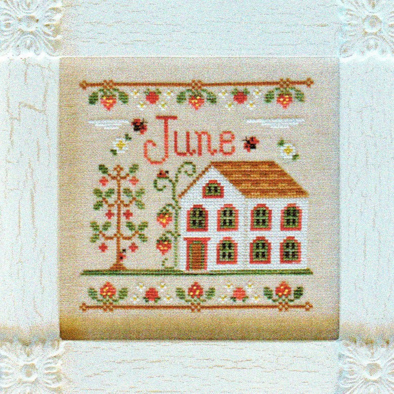 Photo of Cottage of the Month June in Cross Stitch from Country Cottage Needleworks
