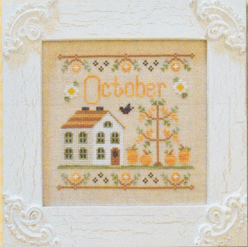 Photo of Cottage of the Month October in Cross Stitch from Country Cottage Needleworks