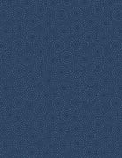 Photo of Wilmington Prints 100% Cotton Fabric in Dotted Circles Dark Blue from Denim Jacket - 44" Wide Fabric