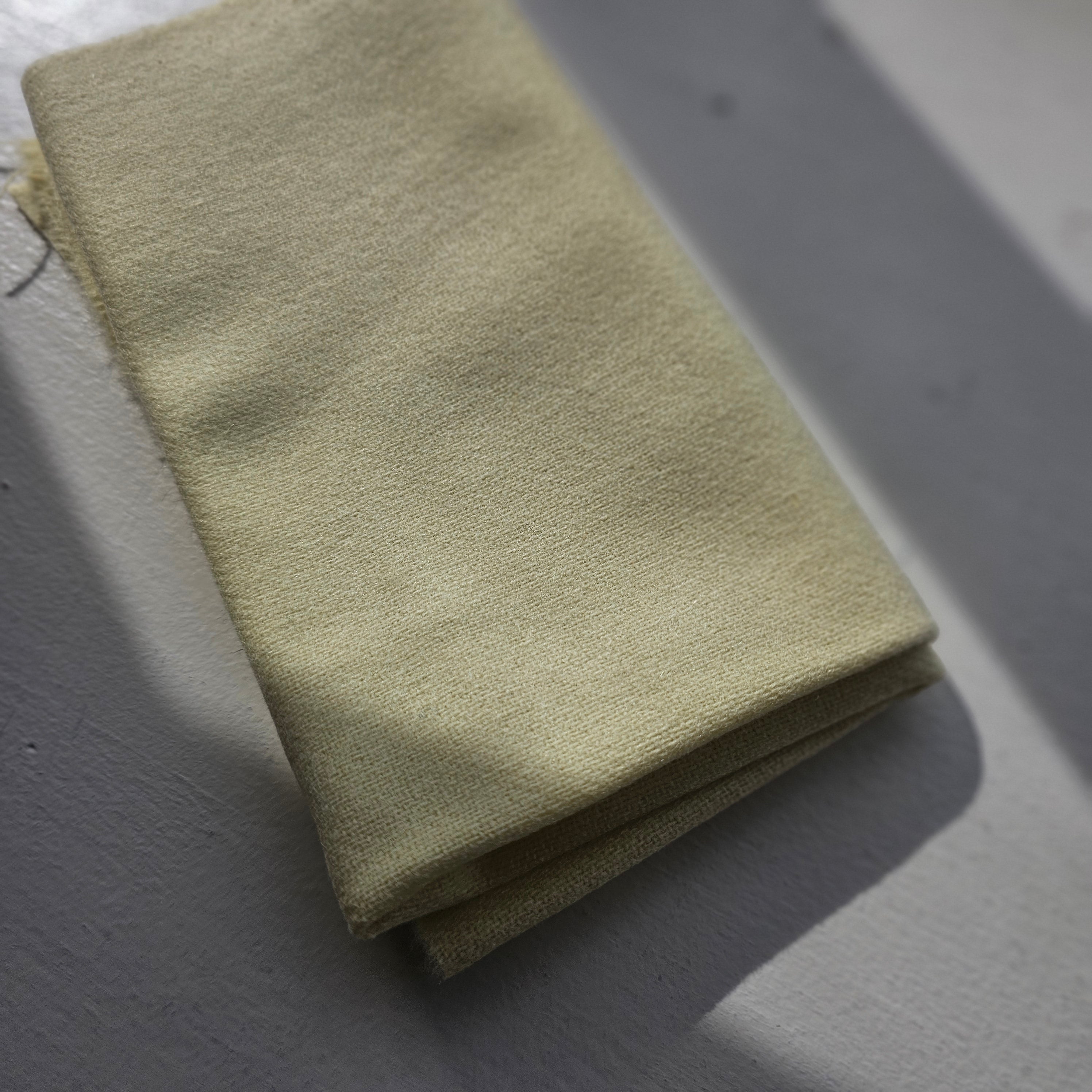 Photo of Felted Wool Pre-Cut 100% Wool in Dusty Yellow - Small - 8" x 7"