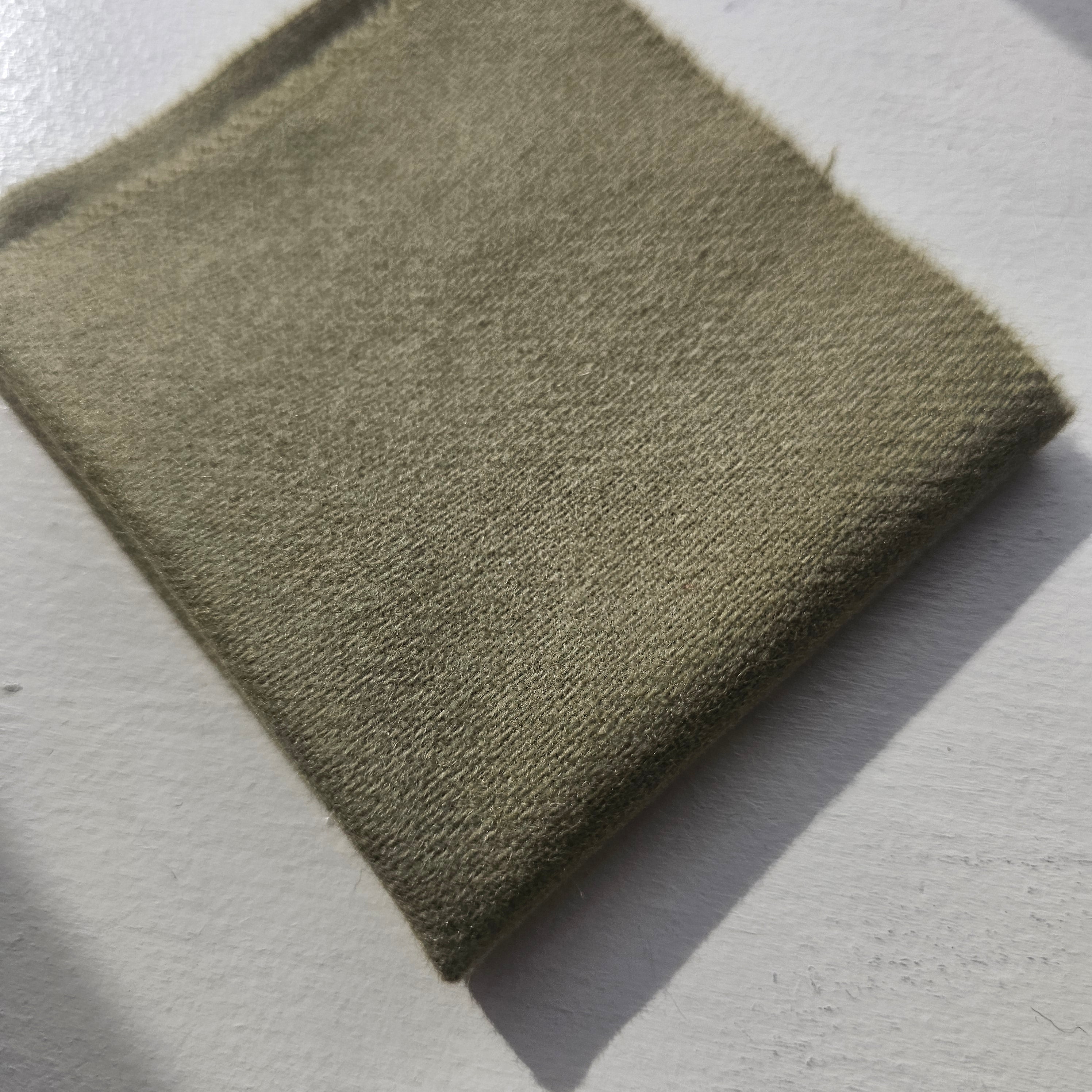 Photo of Felted Wool Pre-Cut 100% Wool in Olive - Small - 8" x 7"
