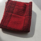 Photo of Felted Wool Pre-Cut 100% Wool in Red Plaid - Small - 8" x 7"