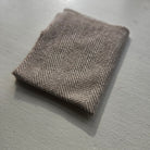 Photo of Felted Wool Pre-Cut 100% Wool in Tan Chevron - Small - 8" x 7"