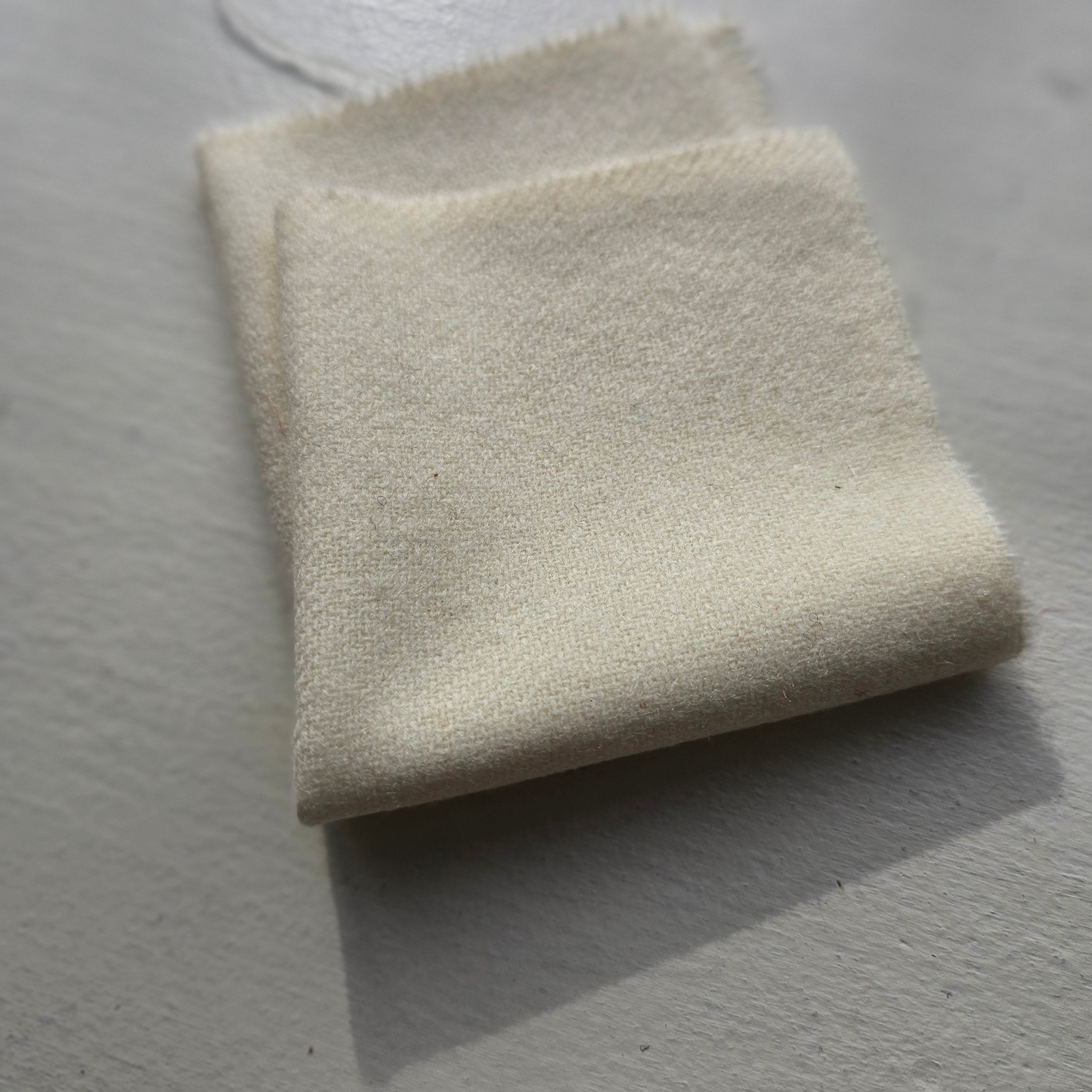 Photo of Felted Wool Pre-Cut 100% Wool in Vanilla - Small - 8" x 7"
