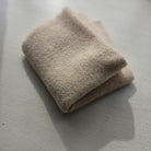 Photo of Felted Wool Pre-Cut 100% Wool in Cream Plaid - Medium - 10" x 9"