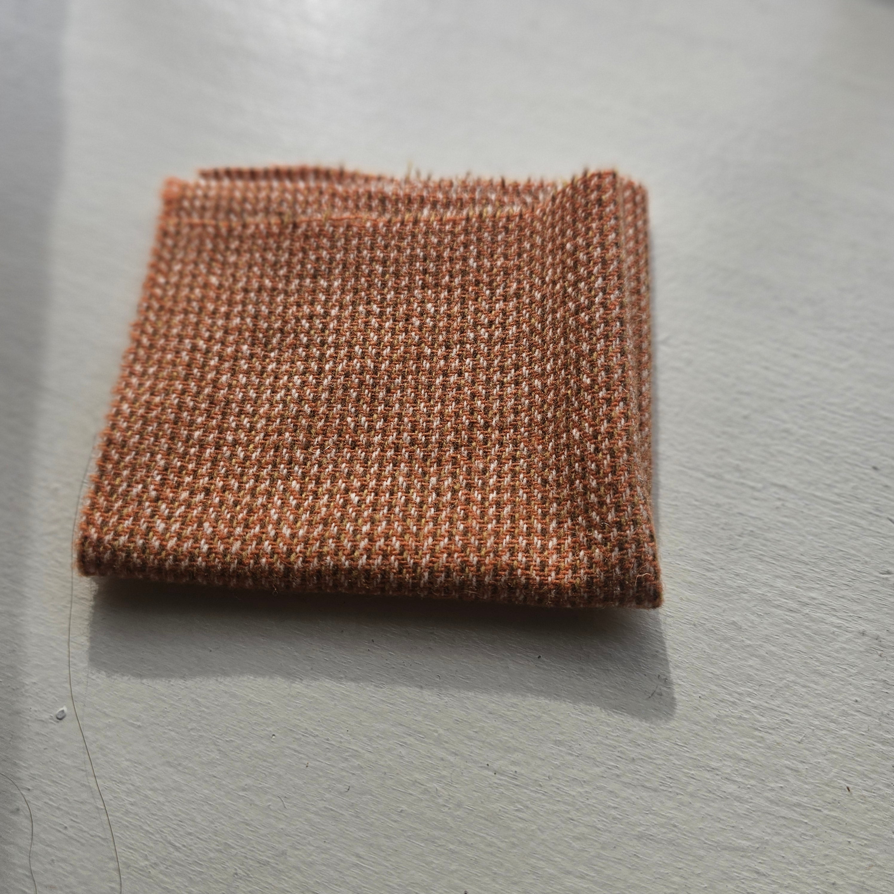 Photo of Felted Wool Pre-Cut 100% Wool in Pumpkin Spice - Small - 8" x 7"