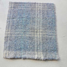 Photo of Felted Wool Pre-Cut 100% Wool in Baby Blue Plaid - Mini Square - 4" x 4"