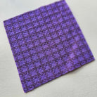 Photo of Felted Wool Pre-Cut 100% Wool in Purple Dots - Mini Square - 4" x 4"