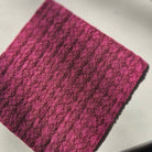 Photo of Felted Wool Pre-Cut 100% Wool in Dark Pink Dots - Mini Square - 4" x 4"