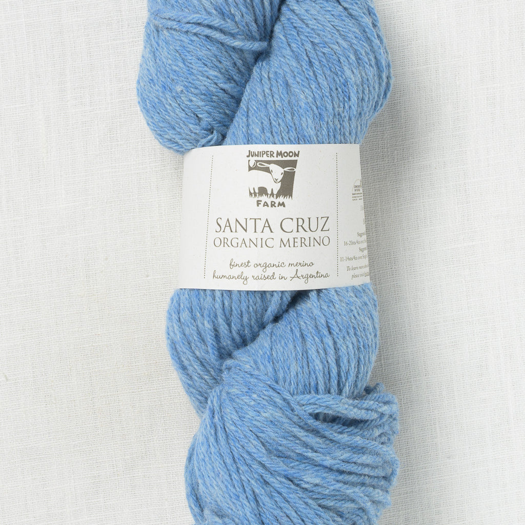 Photo of Yarn in Cerulean from Juniper Moon Farm-Santa Cruz