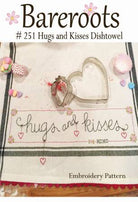 Photo of Bareroots Pattern in Hugs and Kisses Dishtowel #251 - Embroidery