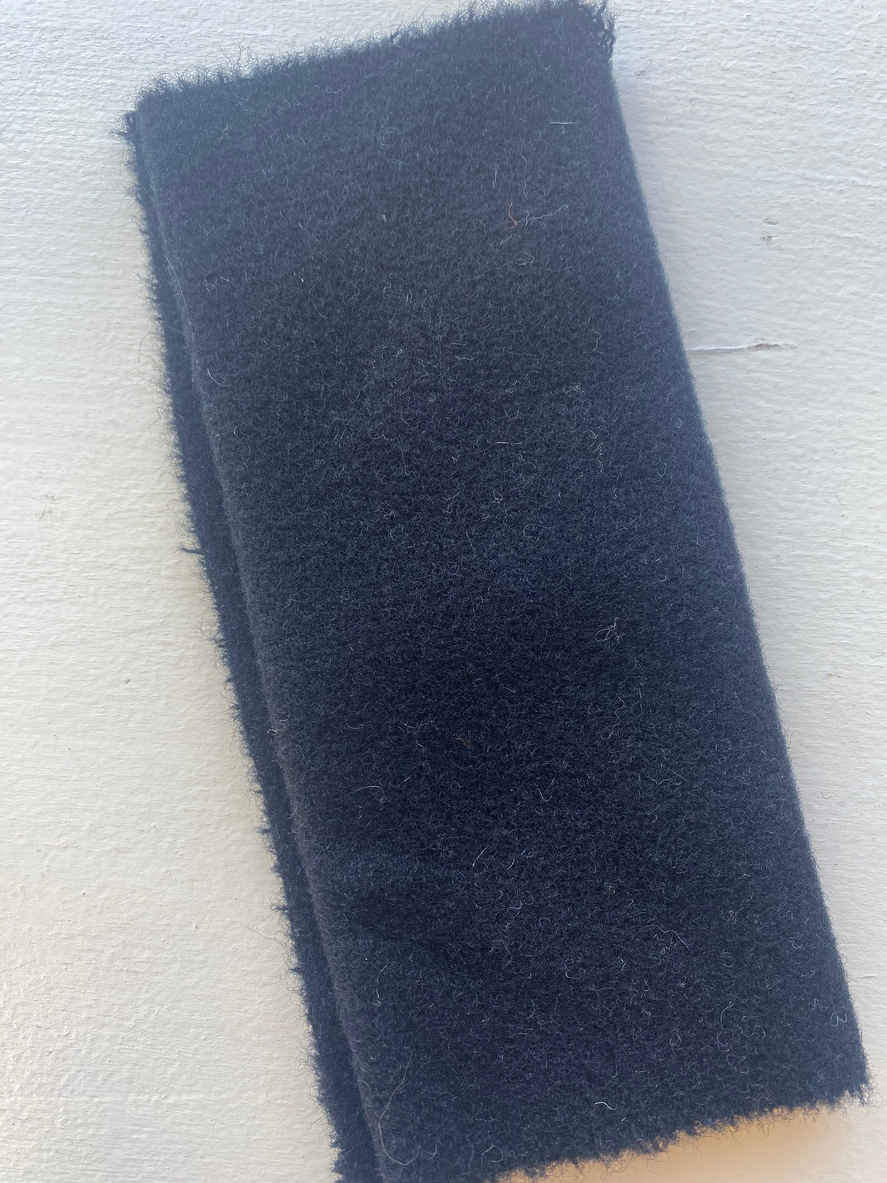 Photo of Felted Wool Pre-Cut 100% Wool in Black - Medium - 10" x 9"