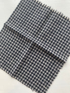 Photo of Felted Wool Pre-Cut 100% Wool in Black Mini Dots - Small - 8" x 7"