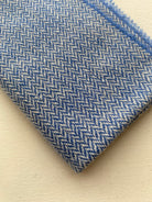 Photo of Felted Wool Pre-Cut 100% Wool in Blue Sky Chevron - Large - 15" x 14"