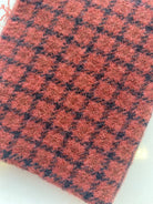 Photo of Felted Wool Pre-Cut 100% Wool in Dark Orange Squares - Medium - 10" x 9"