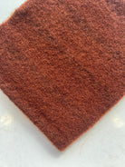 Photo of Felted Wool Pre-Cut 100% Wool in Dark Orange Stripes - Medium - 10" x 9"