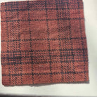 Photo of Felted Wool Pre-Cut 100% Wool in Dusty Brown Plaid - Mini Square - 4" x 4"