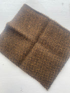 Photo of Felted Wool Pre-Cut 100% Wool in Black and Gold Dots - Small - 8" x 7"