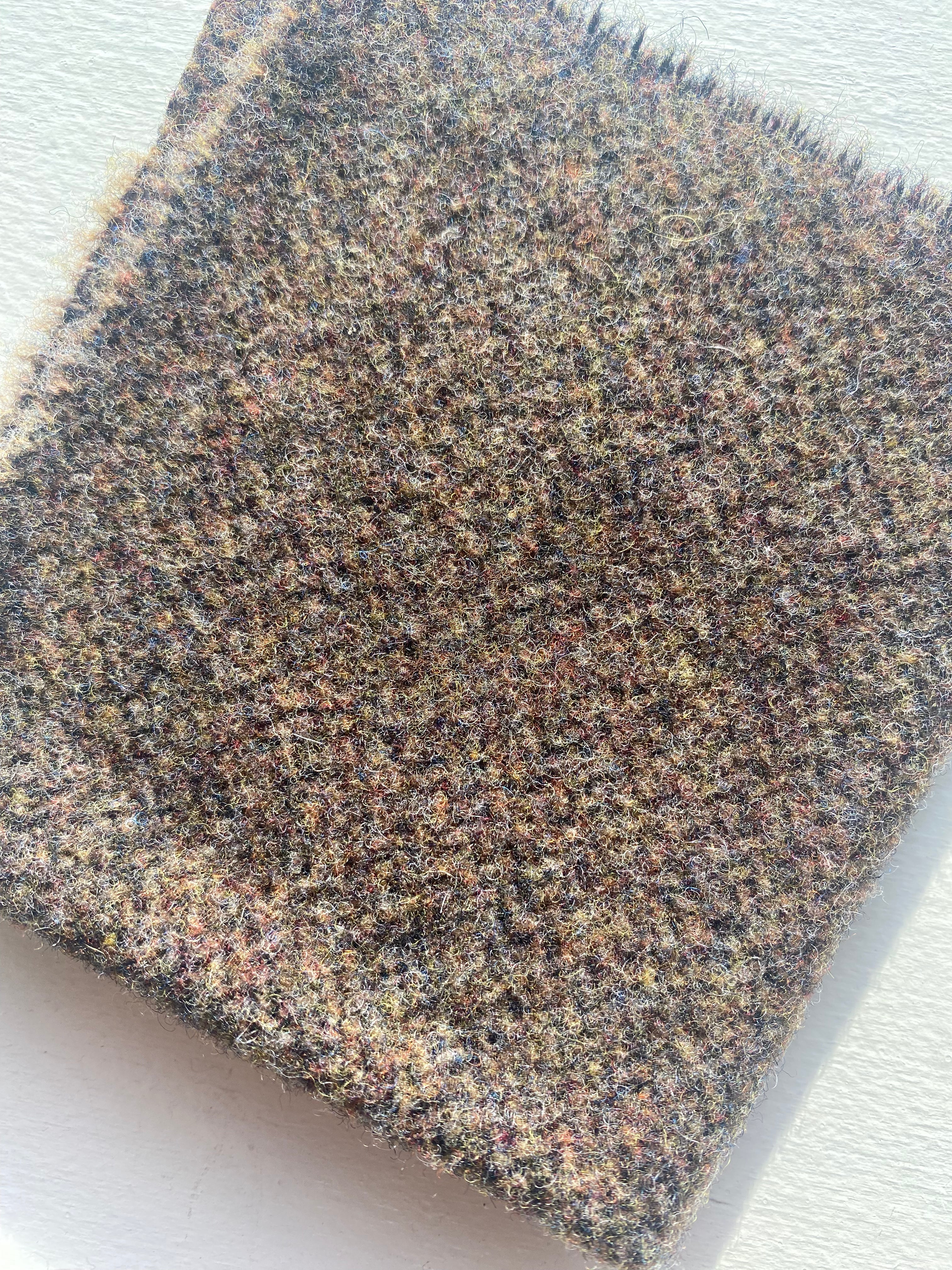 Photo of Felted Wool Pre-Cut 100% Wool in Heathered Brown - Small - 8" x 7"