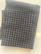 Photo of Felted Wool Pre-Cut 100% Wool in Black and Grey Mini Dots -Medium - 10" x 9"