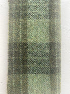 Photo of Felted Wool Pre-Cut 100% Wool in Light Green Plaid - Medium - 10" x 9"