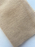 Photo of Felted Wool Pre-Cut 100% Wool in Light Yellow Chevron - Medium - 10" x 9"