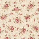Photo of Marcus Fabrics 100% Cotton Fabric in Cream Tossed Basket from Summer House - 44"/45" Wide Fabric