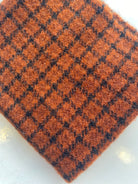 Photo of Felted Wool Pre-Cut 100% Wool in Orange Squares - Medium - 10" x 9"