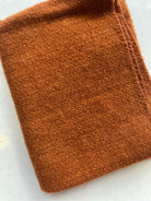 Photo of Felted Wool Pre-Cut 100% Wool in Orange Stripes - Medium - 10" x 9"