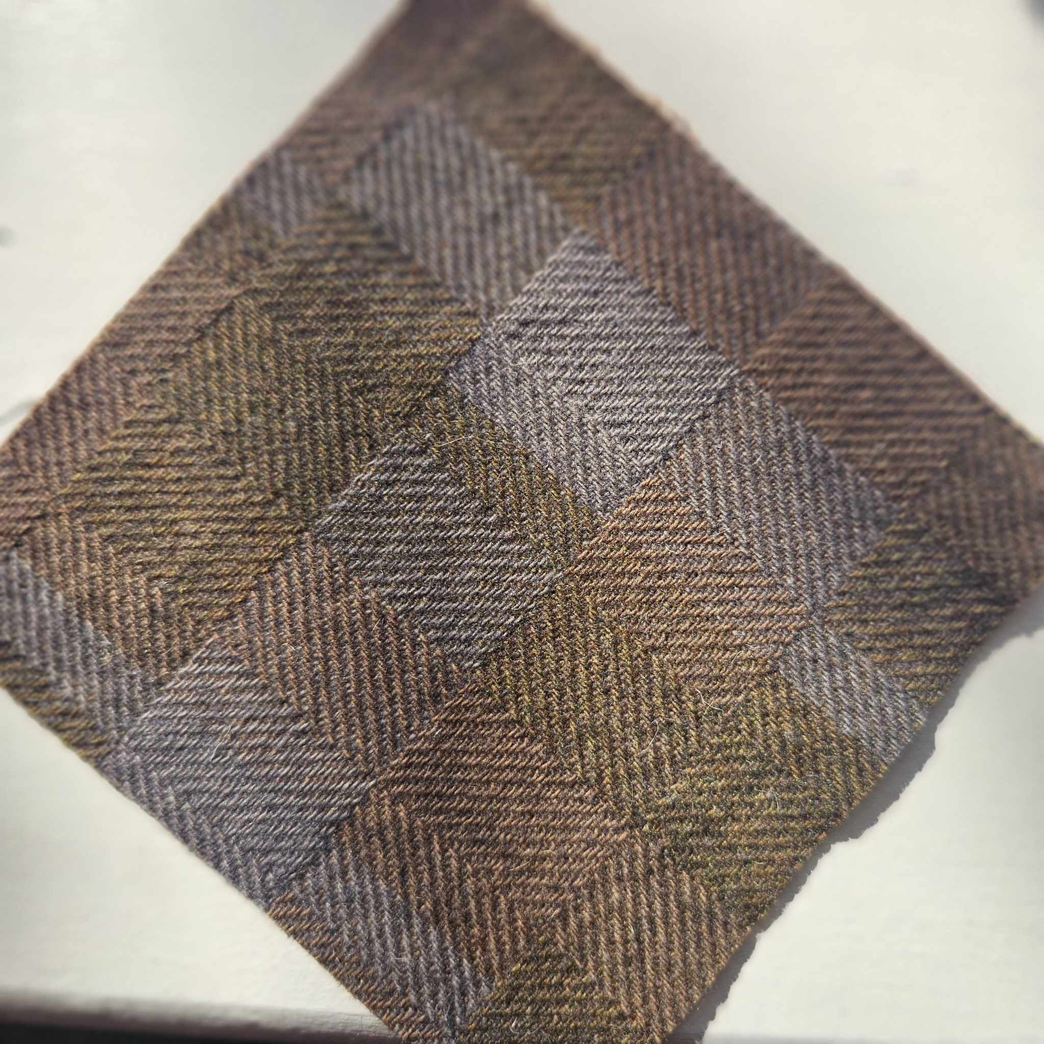 Photo of Felted Wool Pre-Cut 100% Wool in Patch Green - Mini Square - 4" x 4"