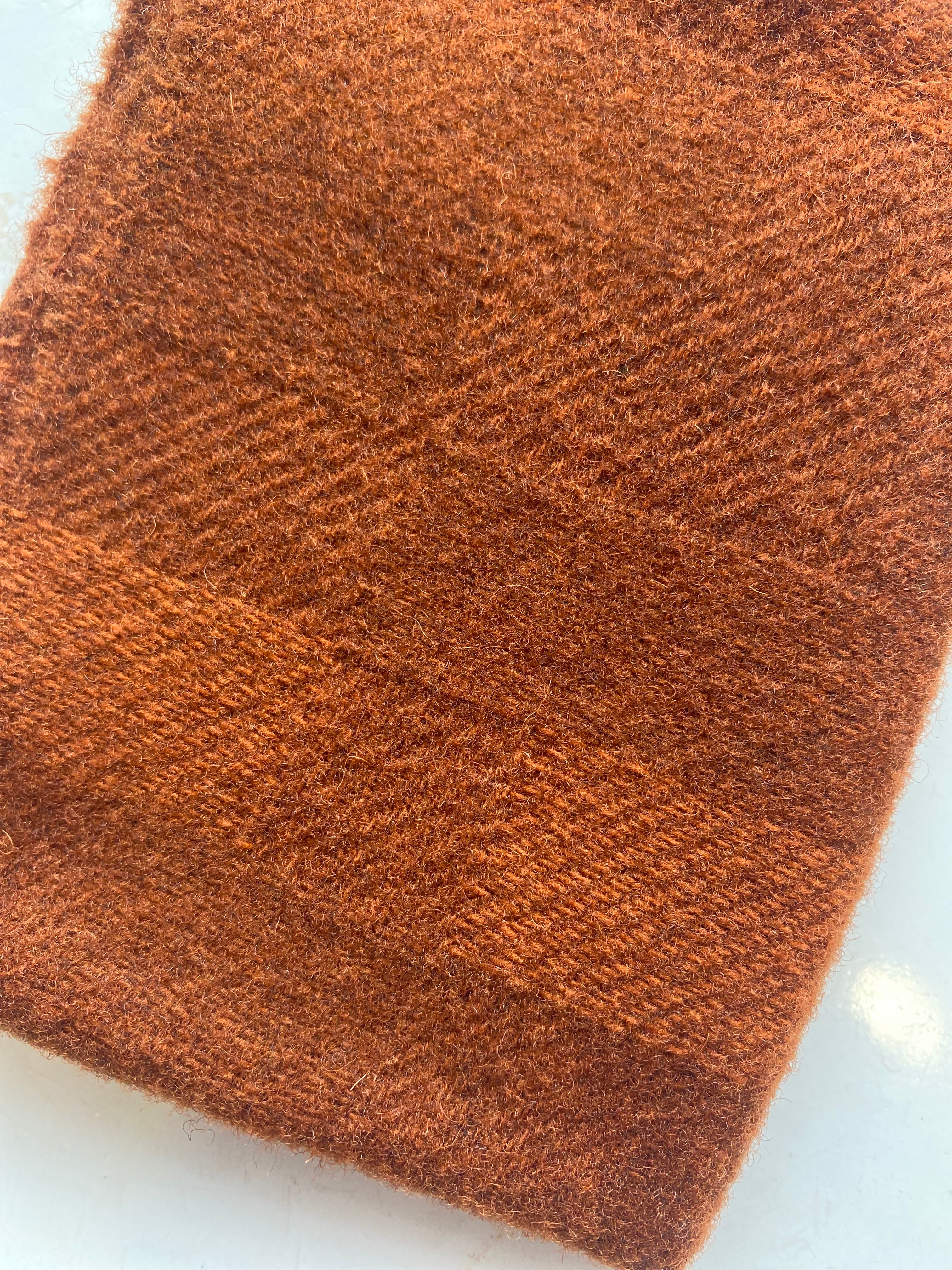 Photo of Felted Wool Pre-Cut 100% Wool in Patch Orange - Medium - 10" x 9"