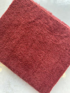 Photo of Felted Wool Pre-Cut 100% Wool in Red Stripes - Medium - 10" x 9"