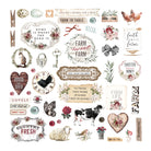 Photo of Prima Marketing Farm Sweet Farm Collection - Ephemera and Stickers With Foil Accents