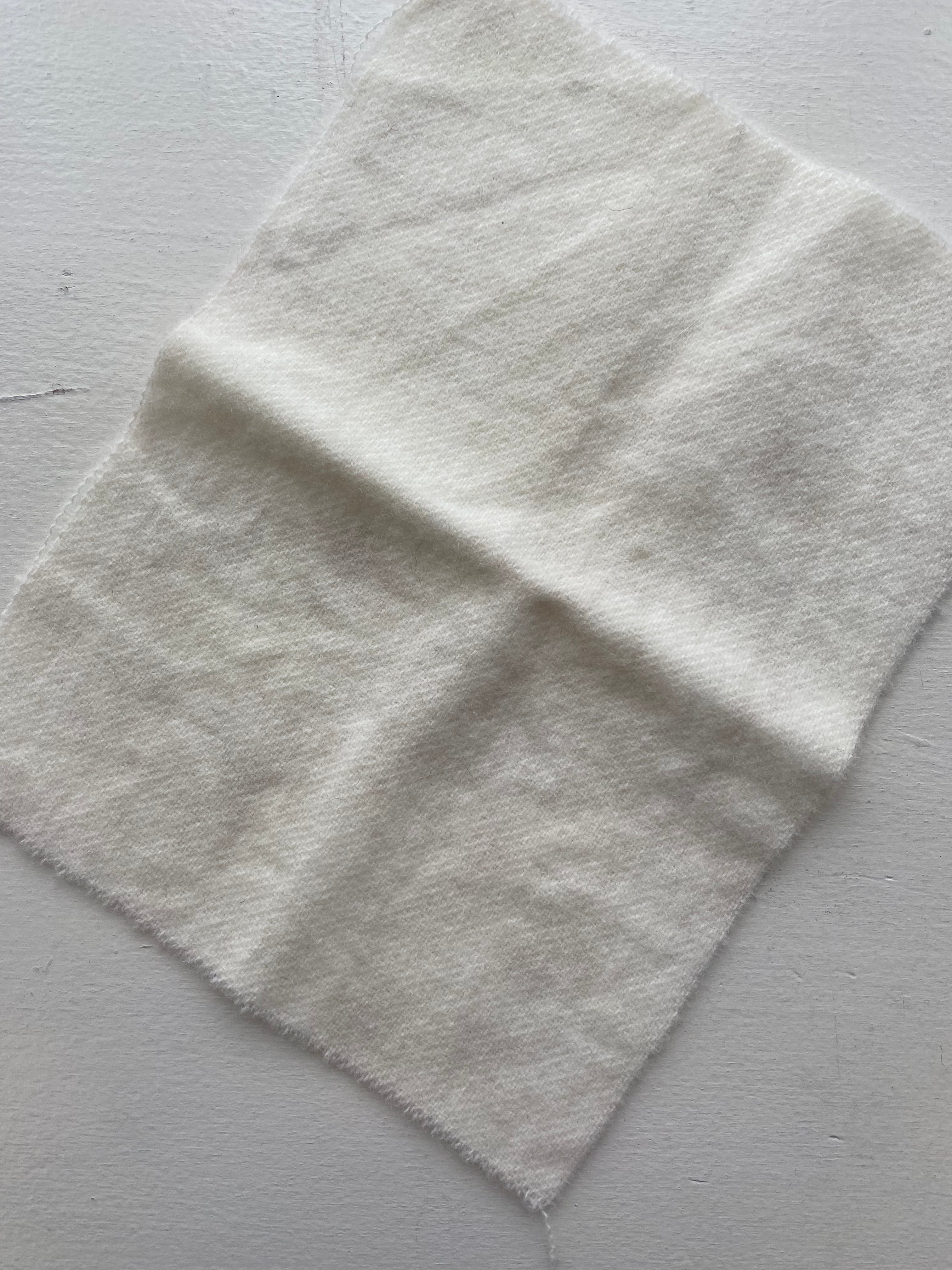 Photo of Felted Wool Pre-Cut 100% Wool in Worn Ivory - Small - 8" x 7"