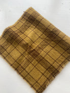 Photo of Felted Wool Pre-Cut 100% Wool in Yellow Plaid - Medium - 10" x 9"