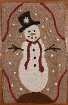 Photo of Addie's Attic Designs Pattern in Snow Globe Snowman - Rug Hooking - 10.5" x 16.5"