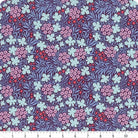 Photo of Tilda Fabrics 100% Cotton Fabric in Autumnbloom Eggplant from Hibernation - 44"/45" Wide Fabric