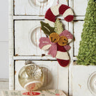 Photo of Buttermilk Basin Kit in Candy Cane & Bells Ornament - Wool Applique