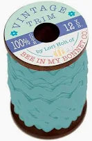 Photo of Lori Holt Trims in Raindrop from Bee In My Bonnet - 3/8" Ric Rac