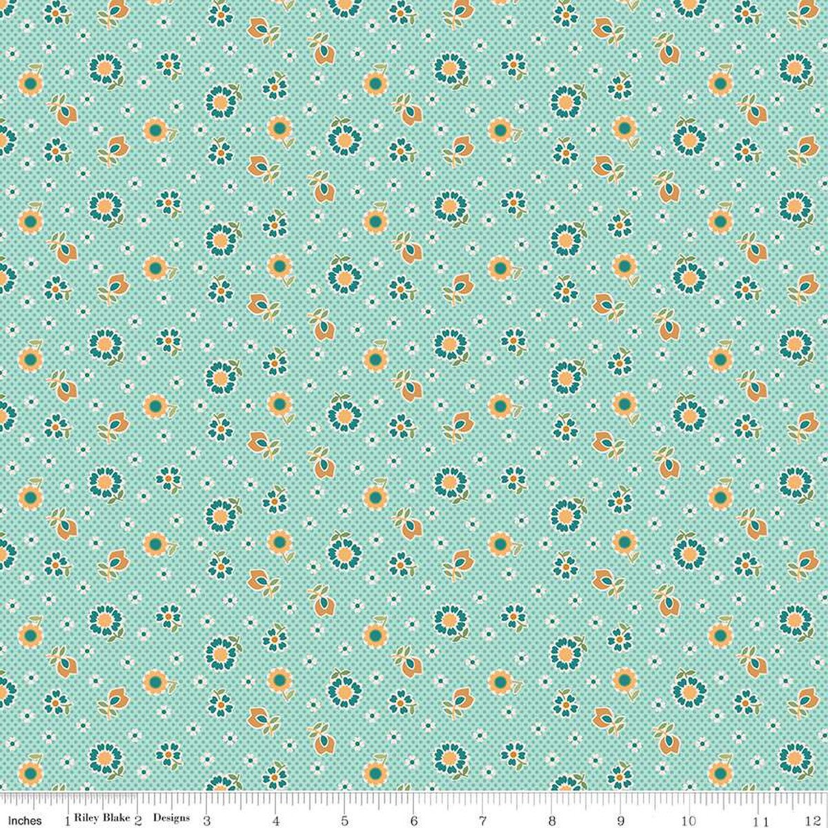 Photo of Riley Blake Designs 100% Cotton Fabric in Songbird Nostalgic from Mercantile - 44"/45" Wide Fabric