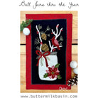 Photo of all Jars Thru The Year December in Wool Applique Pattern from Buttermilk Basin