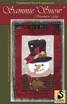 Photo of Traditional Wool Expressions in Sammie Snow from Crane Design - Wool Applique Pattern
