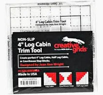 Photo of 4" Log Cabin Trim Tool Non Slip Ruler in Ruler from Creative Grids