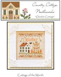Photo of Cottage of the Month October in Cross Stitch from County Cottage Needleworks