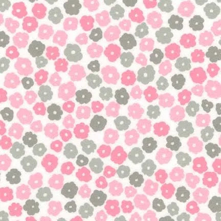 Photo of Pink Flower in Flannel Fabric from Robert Kauffman
