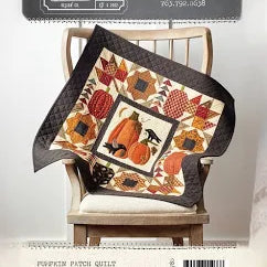 Photo of Pumpkin Patch Quilt in Wool Applique Pattern from Buttermilk Basin