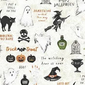 Photo of Midnight Hauntings in Fabric from Wilmington Prints