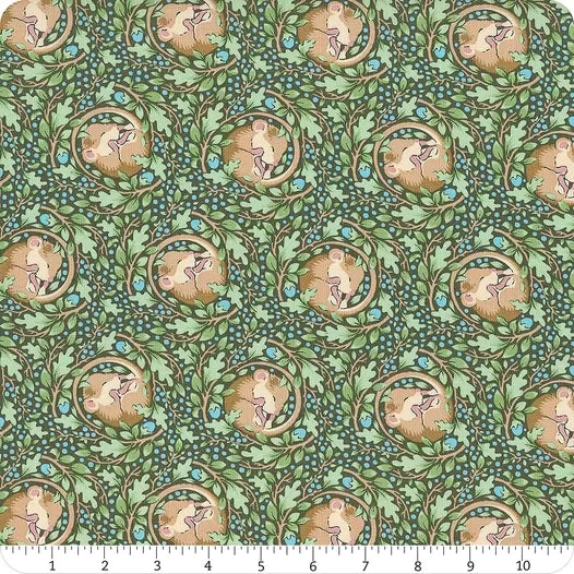Photo of Tilda Fabrics 100% Cotton Fabric in Slumbermouse Lafeyette from Hibernation - 44"/45" Wide Fabric