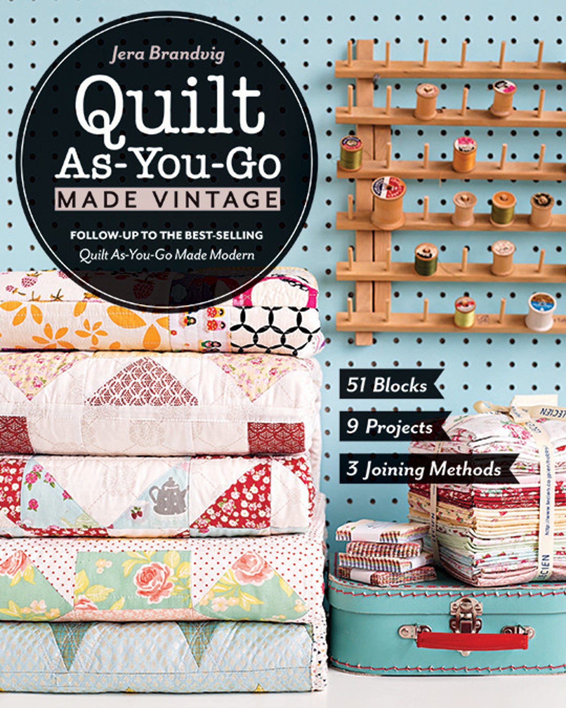 Photo of Jera Brandvig's Quilt As You Go Made Vintage book - Quilting Book